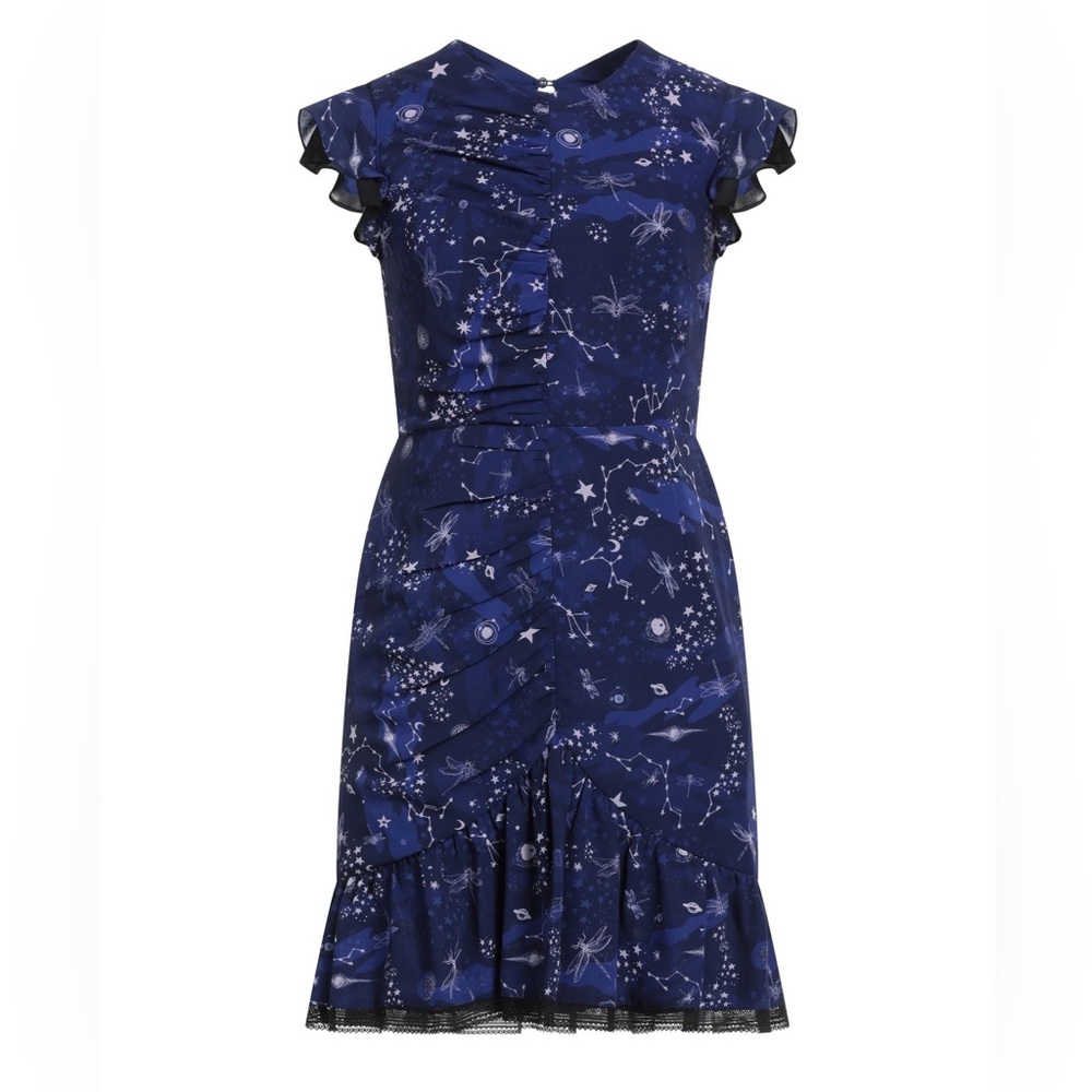 Three Floor Afterglow Celestial Star Print Dress Size 6